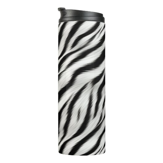 Zebra Print Thermosbecher (Nach rechts gedreht)