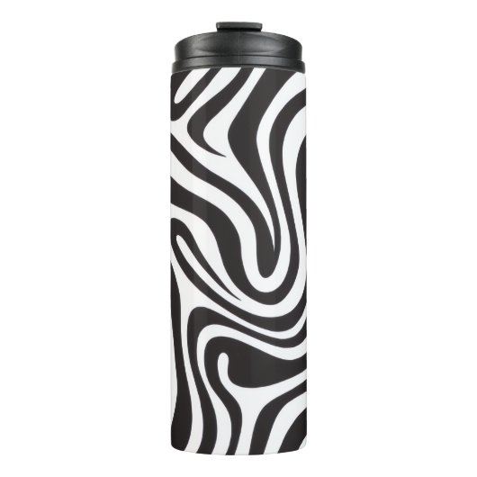 Zebra Print Thermosbecher (Vorderseite)