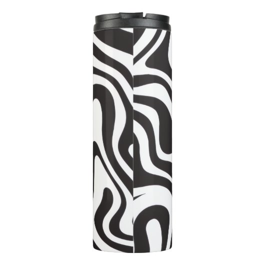 Zebra Print Thermosbecher (Rückseite)