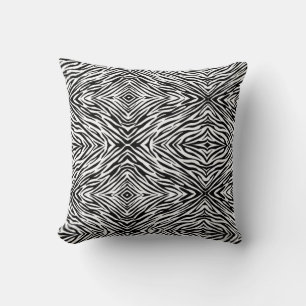 Zebra Print Throw Kissen