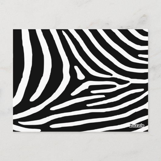 Zebra Print Tischnummer (Rückseite)