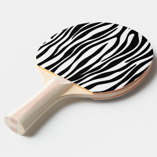Zebra Print Tischtennis Schläger (Vorderseite)