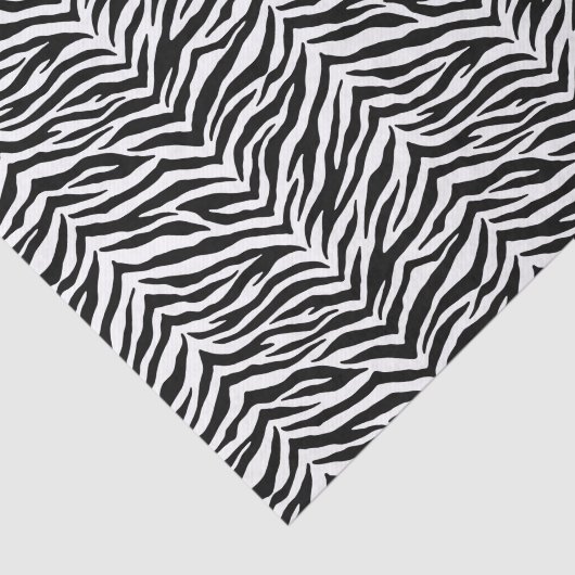 Zebra Print Tissue Paper Seidenpapier (Ausschnitt)