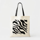 Zebra Print Tote Bag Tragetasche (Vorne)