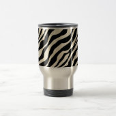 Zebra Print Travel Coffee Mug Reisebecher (Mittel)