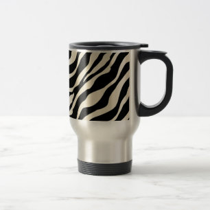 Zebra Print Travel Coffee Mug Reisebecher