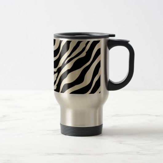 Zebra Print Travel Coffee Mug Reisebecher (Rechts)