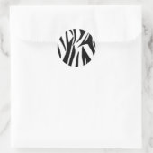 Zebra Print Umschlag Aufkleber Sticker (Tasche)