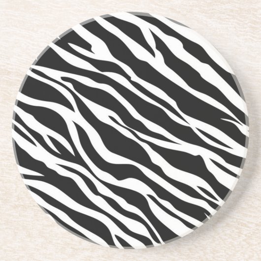 Zebra Print Untersetzer (Vorne)