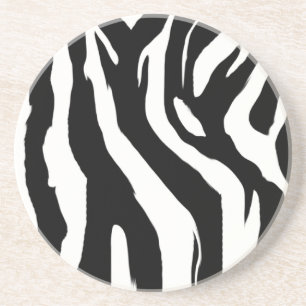 Zebra Print Untersetzer