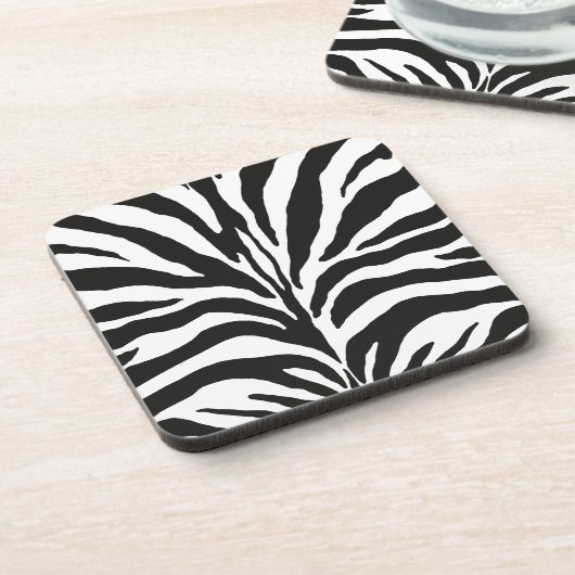 Zebra Print Untersetzer (Linke Seite)
