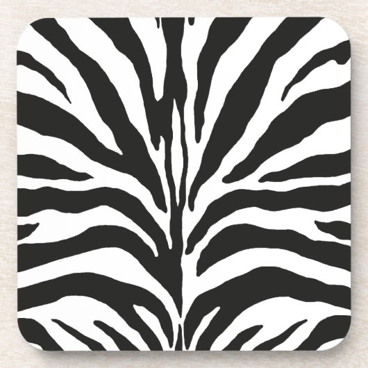 Zebra Print Untersetzer (Vorderseite)