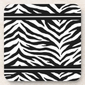 Zebra Print Untersetzer Set (Vorderseite)