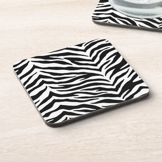 Zebra Print Untersetzer Set (Linke Seite)