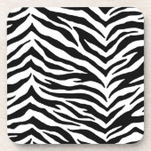 Zebra Print Untersetzer Set (Vorderseite)