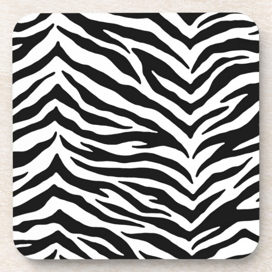 Zebra Print Untersetzer Set (Vorderseite)