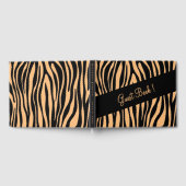 Zebra Print Wedding Gästebuch (Voll)