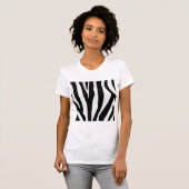 Zebra Print Womens T - Shirt (Vorne ganz)