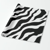 Zebra Print Wrapping Paper Geschenkpapier (Ungerollt)
