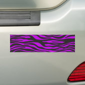 Zebra Print, Zebrastreifen, Lila Zebra, Dschungel Autoaufkleber (Auf Auto)