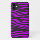 Zebra Print, Zebrastreifen, Lila Zebra, Dschungel Case-Mate iPhone Hülle (Rückseite)