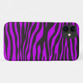 Zebra Print, Zebrastreifen, Lila Zebra, Dschungel Case-Mate iPhone Hülle (Rückseite (Horizontal))
