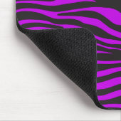 Zebra Print, Zebrastreifen, Lila Zebra, Dschungel Mousepad (Ecke)