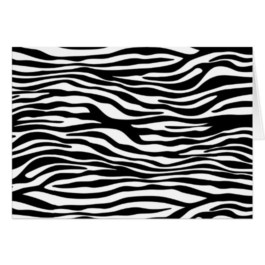 Zebra Print, Zebrastreifen, schwarz und weiß (Vorderseite (Horizontal))