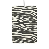Zebra Print, Zebrastreifen, schwarz und weiß Autolufterfrischer (Vorderseite)