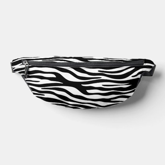 Zebra Print, Zebrastreifen, schwarz und weiß Bauchtasche (Ablage )