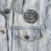 Zebra Print, Zebrastreifen, schwarz und weiß Button (Beispiel)