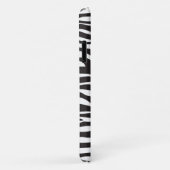 Zebra Print, Zebrastreifen, schwarz und weiß Case-Mate iPhone Hülle (Hinten/Rechts)