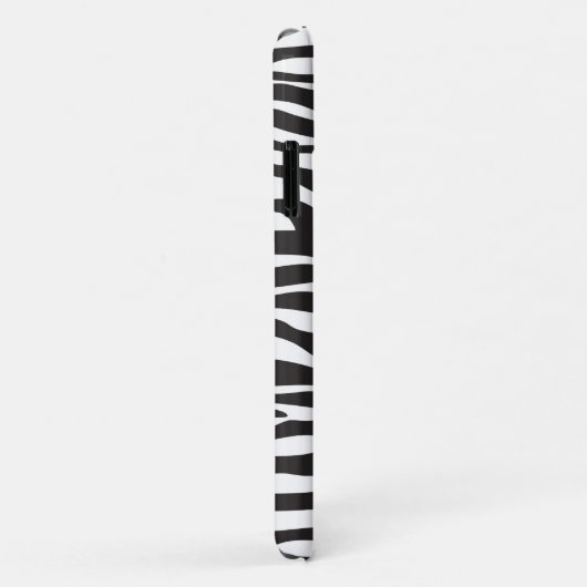 Zebra Print, Zebrastreifen, schwarz und weiß Case-Mate iPhone Hülle (Hinten/Rechts)