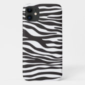 Zebra Print, Zebrastreifen, schwarz und weiß Case-Mate iPhone Hülle (Rückseite)