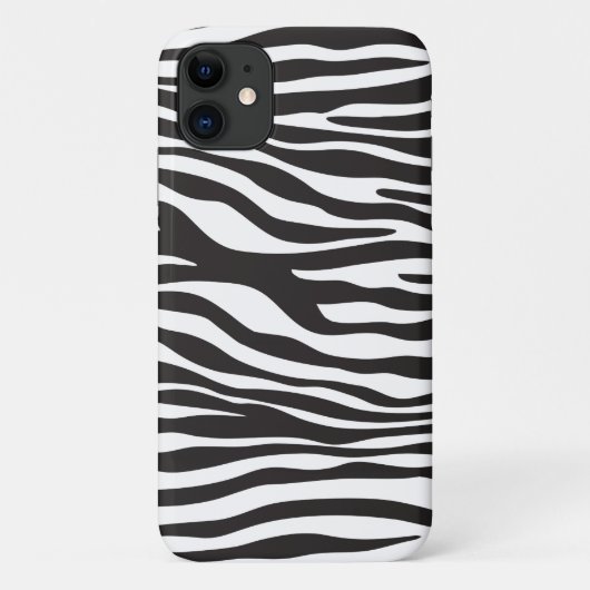 Zebra Print, Zebrastreifen, schwarz und weiß Case-Mate iPhone Hülle (Rückseite)