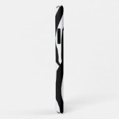 Zebra Print, Zebrastreifen, schwarz und weiß Case-Mate iPhone Hülle (Hinten/Rechts)