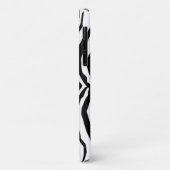 Zebra Print, Zebrastreifen, schwarz und weiß Case-Mate iPhone Hülle (Hinten/Links)