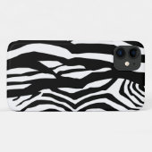 Zebra Print, Zebrastreifen, schwarz und weiß Case-Mate iPhone Hülle (Rückseite (Horizontal))