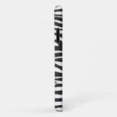 Zebra Print, Zebrastreifen, schwarz und weiß Case-Mate iPhone Hülle (Hinten/Rechts)