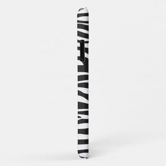 Zebra Print, Zebrastreifen, schwarz und weiß Case-Mate iPhone Hülle (Hinten/Rechts)