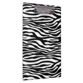 Zebra Print, Zebrastreifen, schwarz und weiß Klemmbrett (Rechts)