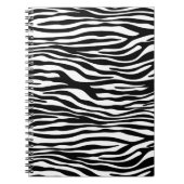 Zebra Print, Zebrastreifen, schwarz und weiß Notizblock (Vorderseite)