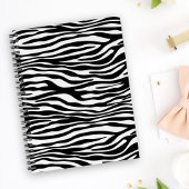 Zebra Print, Zebrastreifen, schwarz und weiß Planer