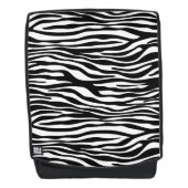 Zebra Print, Zebrastreifen, schwarz und weiß Rucksack (Vorderseite)