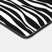 Zebra Print, Zebrastreifen, schwarz und weiß Schreibtischunterlage (Ecke)