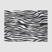 Zebra Print, Zebrastreifen, schwarz und weiß Seidenpapier (Vorderseite)