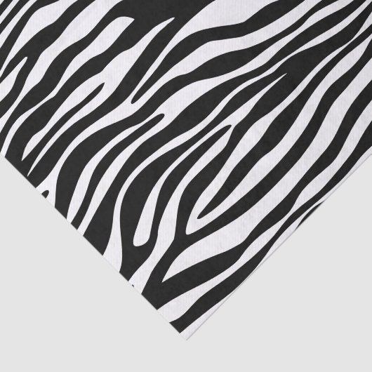 Zebra Print, Zebrastreifen, schwarz und weiß Seidenpapier (Ausschnitt)