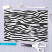 Zebra Print, Zebrastreifen, schwarz und weiß Seidenpapier (Handwerk)