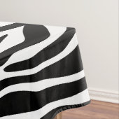 Zebra Print, Zebrastreifen, schwarz und weiß Tischdecke (Beispiel)