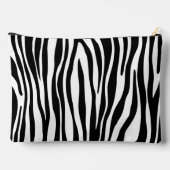 Zebra Print Zubehörtasche (Rückseite)